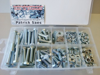 M7 range of bolts, nuts, washers